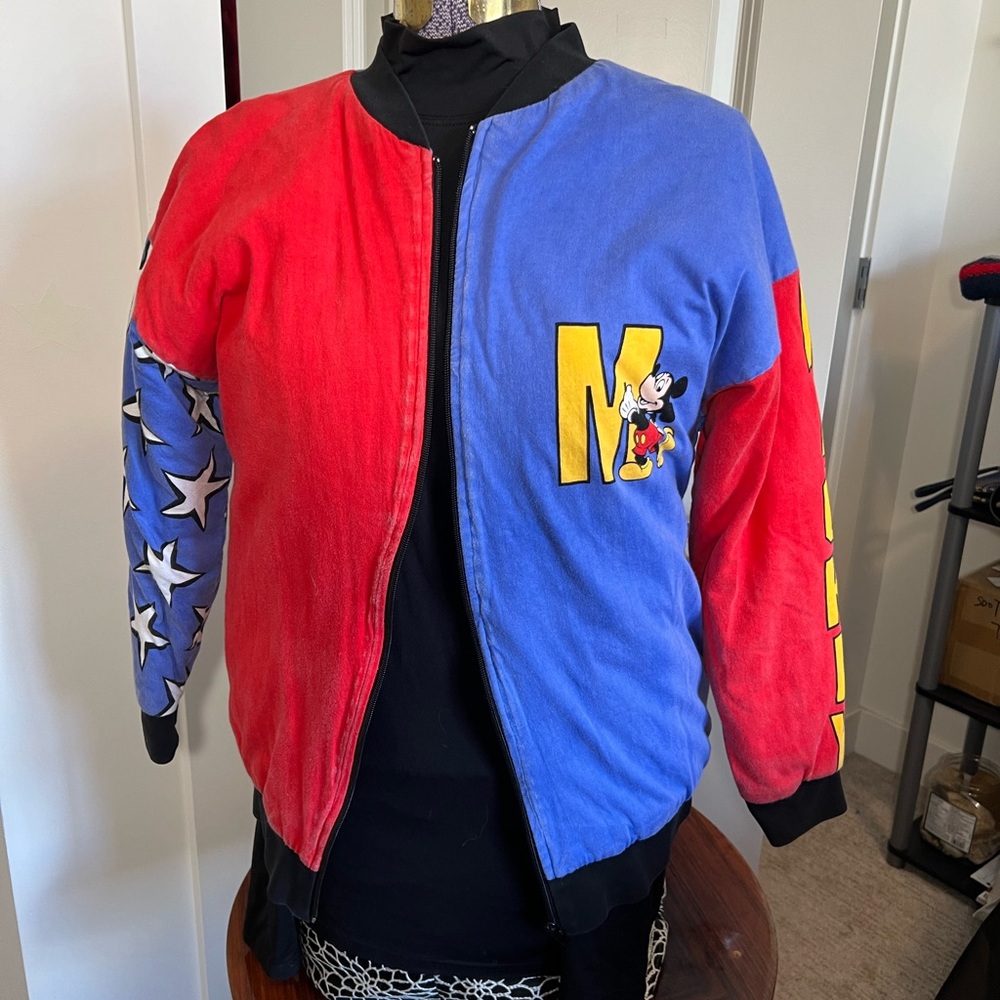 Vintage Reversible Mickey Mouse Bomber